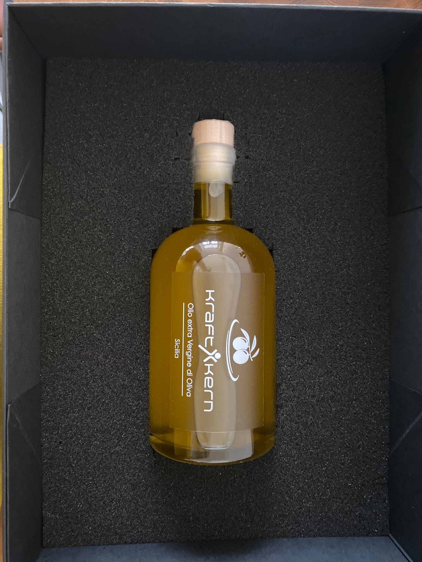 Cofanetto regalo Olio EVO Bio – Box personalizzabile 0,5 L